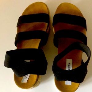 Steve Madden wide strap strappy ankle sandals